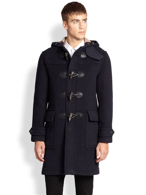 burberry duffle coat blue|burberry duffle coat sale.